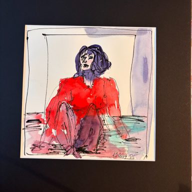 Frau in Rot (2025009)